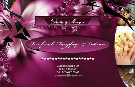 Pedicure Fusspflege Fussfrench Fusskosmetik ---> zur Startseite