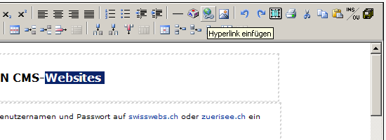 Symbol Hyperlink einf�gen / �ndern
